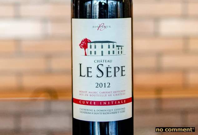 no comment - Château Le Sèpe Cuvée initiale 2012 : Un vin agréable et harmonieux