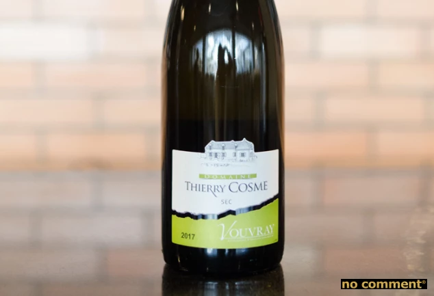 no comment - Vouvray Sec Thierry Cosme 2017 : Un vin structuré et équilibré