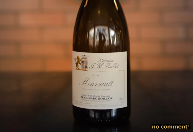 no comment - Meursault Domaine J.M. Boillot : Un vin complexe et onctueux